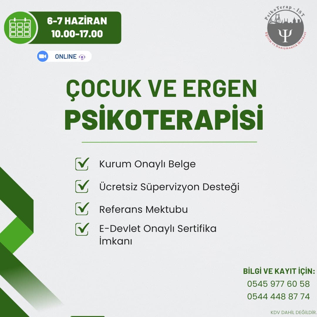 ÇOCUK VE ERGEN PSİKOTERAPİ
