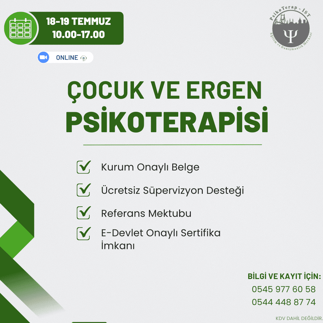 ÇOCUK VE ERGEN PSİKOTERAPİ