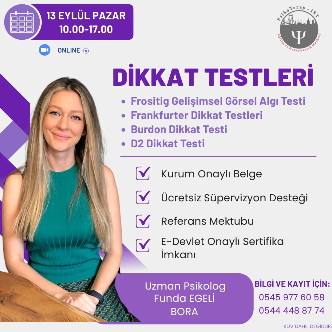 DİKKAT TESTLERİ PROGRAMI